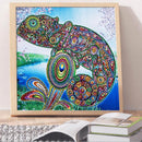 5D DIY Special Shaped Diamond Painting Cross Stitch Kit (D1021 Animal) Newly