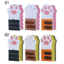 Cat Paw Magic Wipe Pot Washing Wash Cleaning Sponge Brush Wavy Thick
