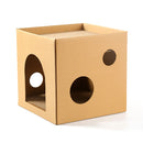 Corrugated Paper Cats House Scratcher Toys Nest for Kitten Cat Sleeping Bed