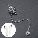 Anti-Lost Earrings Holder Stainless Steel Earphone For AirPods 3 Pro 2 1