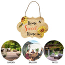 Welcome Door Sign, Sunflowers Bee Wall Plaque, for Festival, Porch, Front Door