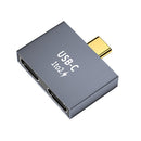 Data Transfer Type-C Splitter USB C Male to Dual USB C Female PD Charger