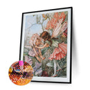 5D DIY Round Drill Diamond Painting Fairies Art Mosaic Home Bedroom Decor Gift