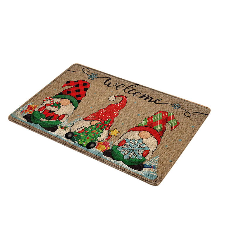 Christmas Floor Mat Tree Letter Non Slip Entrance Carpet (PJ210815-A001) Newly