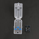 2/90-3/90 4/90 Sizes Double Twin Needles Pin + Wrinkled Sewing Foot for Brother N