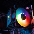 Jonsbo CR1200 2 Heat Pipe Tower CPU Cooler RGB 3Pin Cooling Fans Heatsink Newly