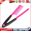 Fashion V Type Hair Straightener Comb DIY Salon Hairdressing Styling Tool
