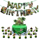 Dinosaur Party Decoration 43 Pack Party Supplies Set for Dinosaur Birthday Newly