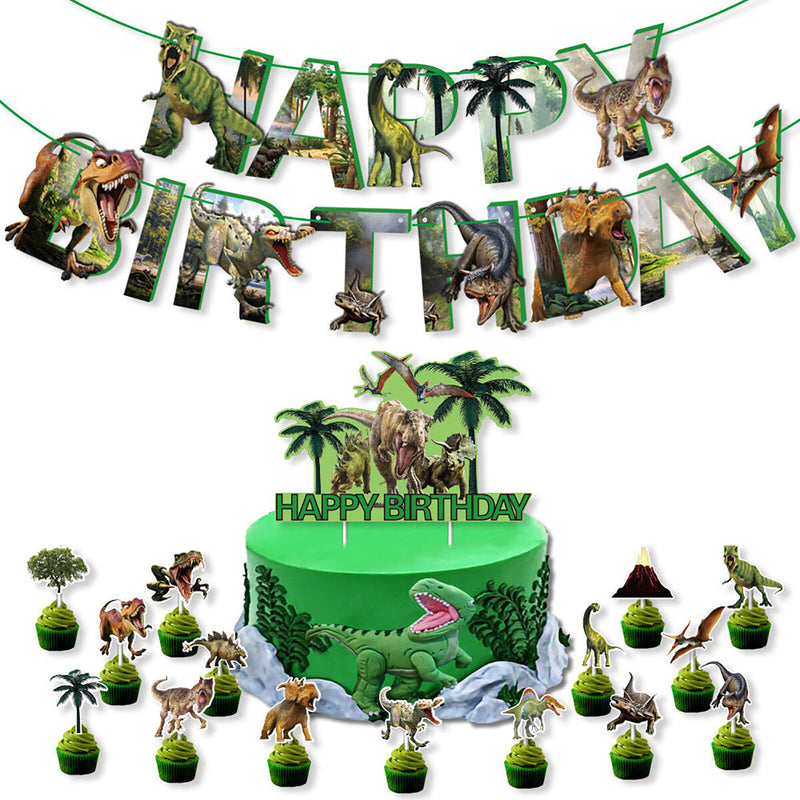 Dinosaur Party Decoration 43 Pack Party Supplies Set for Dinosaur Birthday Newly