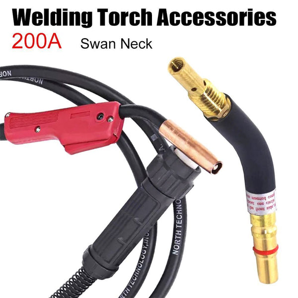 Welder Welder Accessory Swan Neck MIG 200A Assembly Welding Torch for MIG 200A