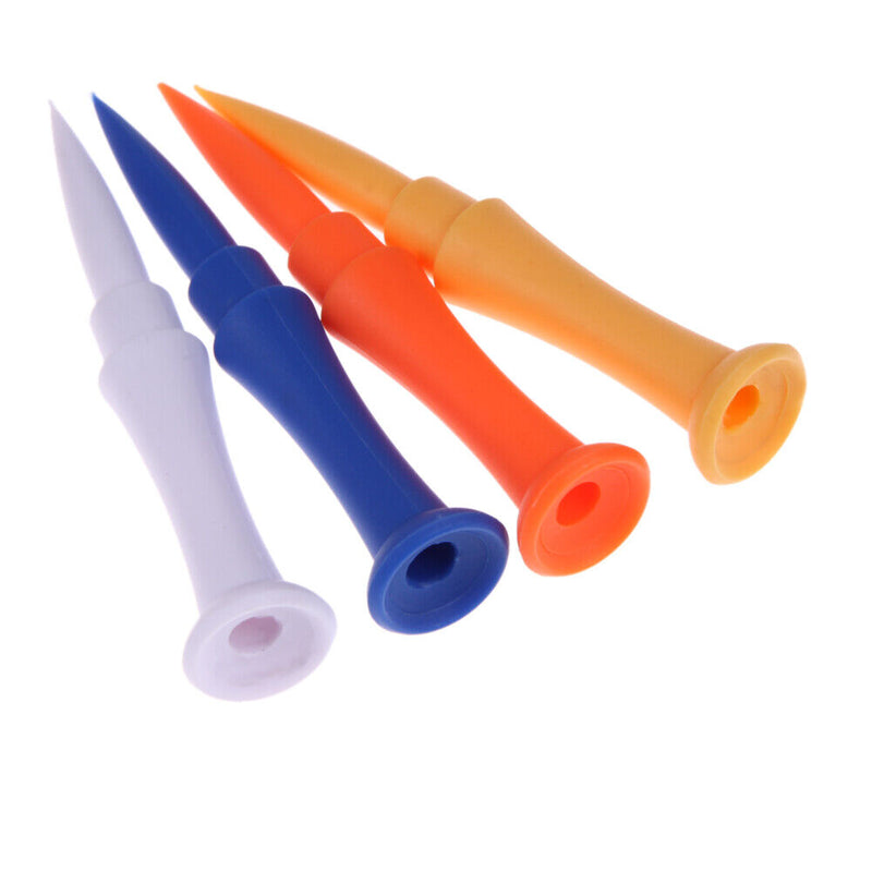 50 GOLF TEES - 2 3/4" LONG WOOD-ASST COLORS GOLF-TEES