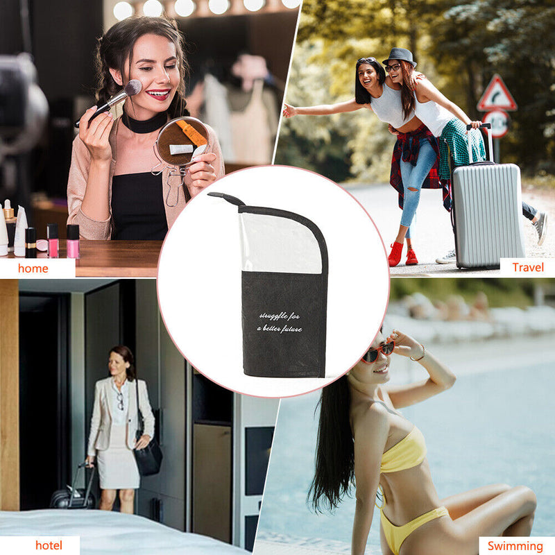 Travel Cosmetic Bag Professional Portable Washing Organizer Folding Wash Handbag