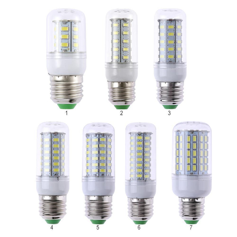 5pcs 220V-240V E27 LED SMD 5730 LED Bright Lamp Corn Bulb White Light