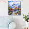 Hand Painted DIY Painting By Numbers Kits Castle Canvas Mural Home Wall Arts