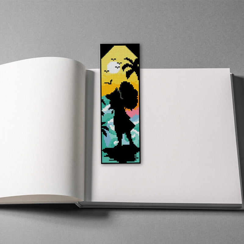 18x6cm Cotton DIY Bookmark 12CT Counted Night View Kit Cross Stitch (G)