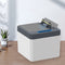 Household Electric Toothpick Storage Box Automatic Dispenser (Dark Blue)
