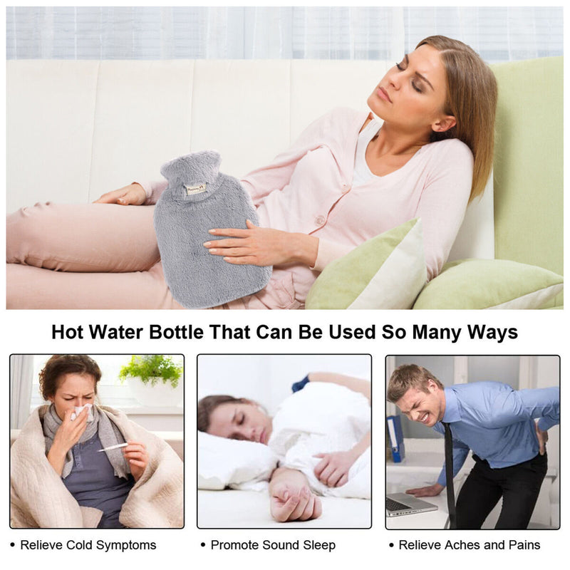 #A Plush PVC Hand Feet Hot Water Bags Thickened Hot Water Bottle Bag Heat Pack K