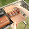 Outdoor Spice Bottle Set Camping Picnic Condiment Storage Bag with 4 Cans Newly