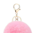Key Ring Rabbit Hair Ball Pendant Fluffy Bag Charms Bunny Keychain for Wome