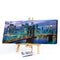 City Bridge Night Oil Paint By Numbers Kit DIY Acrylic Painting on Canvas Crafts