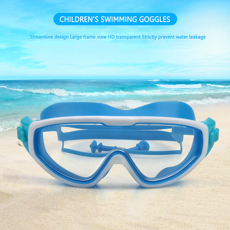 Children Swimming Goggles Silicone Swim Glasses Waterproof Anti-fog Pool Gl