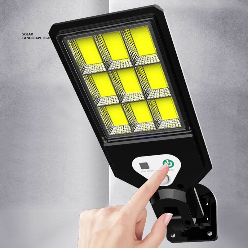 Solar Powered Wall Lamp Waterproof PIR Motion Sensor Outdoor Yard Light (F)