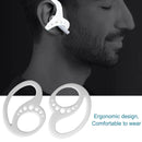 2pcs Soft Earphone Anti-Drop Clip Holder Earplug Protector Cover (White) Newly