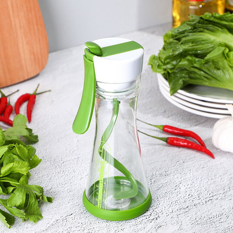 Manual Salad Dressing Stirring Cup Seasoning Sauce Juice Mixer Bottle Cup