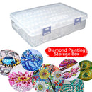 Plastic Transparent Diamond Painting Storage Nail Holder Case Rhinestone Box