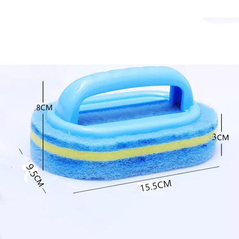 Washing Ceramic Tile Bathtub Cleaner Cleaning Brush Handheld Sponge Plastic