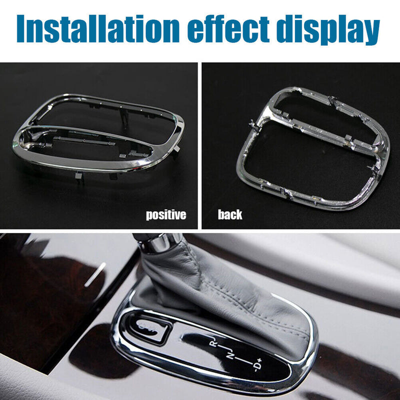 Chromed Center Shifter Trim Cover Bezel for Mercedes Benz W203 Before 2007 Newly