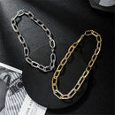 Diamond Fashion Necklace Hip Hop Link Chain Inlaid Rhinestone Cuban Necklace