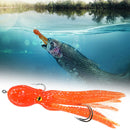 Crankbait Artificial Bait Skirt 11cm 22g Octopus Soft Fishing Lures with Hook
