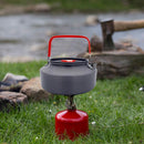 Aluminum Alloy Outdoor Teapot Camping Water Bottle Kettle Pot Cookware Tabl