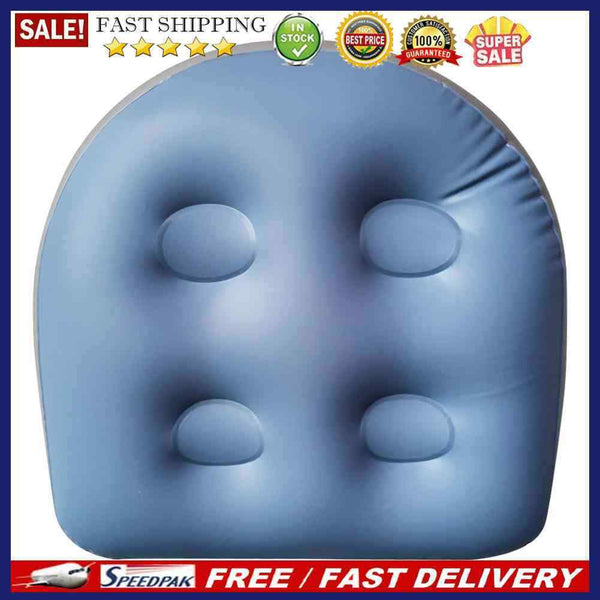 2pcsInflatable Cushion Tub Anti-Hemorrhoids Inflatable Seat Bath Pad (Blue)
