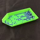 Needle Embroidery Square Green Tray Plate Plastic Point Drill Diamond Painting