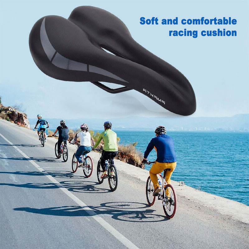 Hollowed Seat Cushion Cycling Bicycle Saddle for Fixed Gear Mountain Road Bike