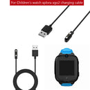 USB Charging Cable Cradle for Xplora XG02 Sport Smart Watch Charger (Black)