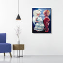 Angel Devil Cross Stitch Mosaic Embroidery 5D Full Drill DIY Diamond Painting