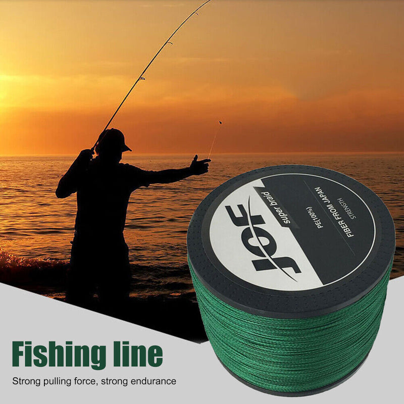 4 Strands 300m PE Braided Super Strong Fishing Line 0.23mm-0.30mm 28-45LB Smooth