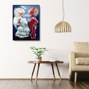 Angel Devil Cross Stitch Mosaic Embroidery 5D Full Drill DIY Diamond Painting