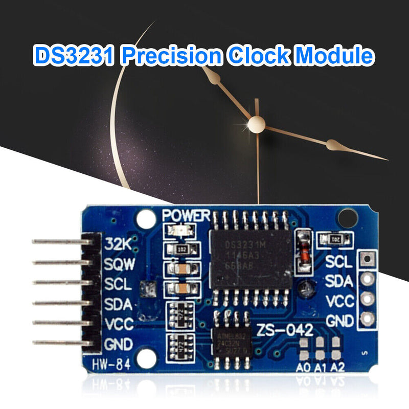 HW-084A DS3231 AT24C32 Precision 3.3-5.5V IIC RTC Real Time Clock Memory Mo