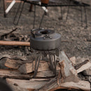 Qvien Camping Stove Stainless Steel Furnace Stove Multifunctional for Picnic BBQ