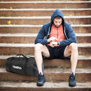 Sports Bag Polyester Portable Gym Fitness Handbag Luggage Bag for Outdoor Travel