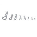 100pcs R Cotter Pins Tractor Pin Clips Split Fastener Pins w/ Plastic Box Newly