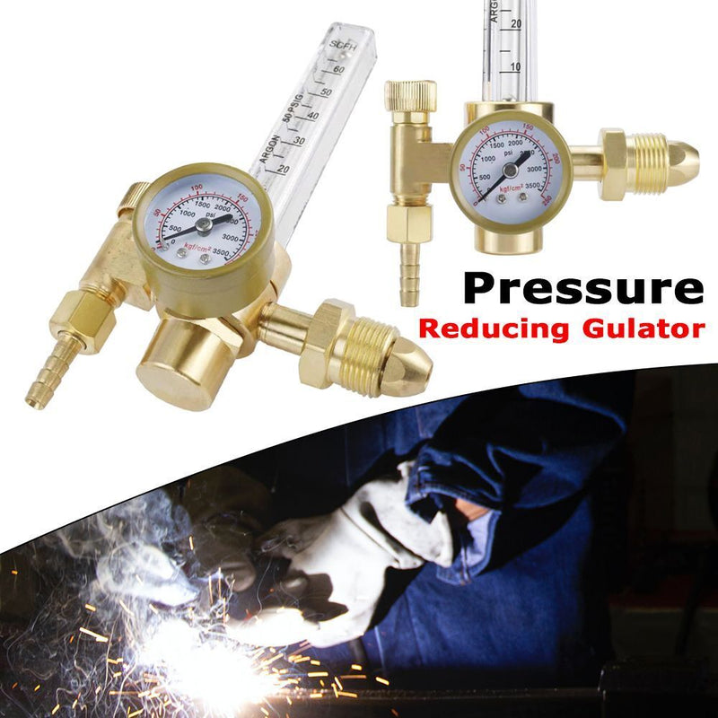 Weld Assembly Gas Valve Pressure Reducing Gulator TIG Welding Argon Gas Meter
