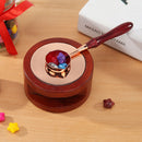 Retro Seal Wax Stove Wood Structure Wax Stick Melting Glue Stove Pot Seal Stamp