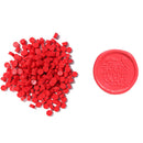 100pcs Octagon Red Retro Sealing Wax Stamp Beads for Wedding Card Scrapbook DIY