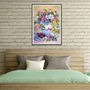 5D DIY Full Drill Diamond Painting Cartoon Flowers Cross Stitch Embroidery Ki