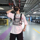 Fashion Women Chest Shoulder Bag Hip Hop Multi-pocket Pouch Oxford Street Pac